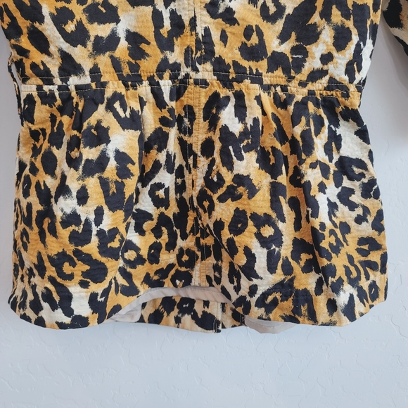 💕 Forever 21 Animal Print Blazer Jacket Women's Size XS - Picture 2 of 15
